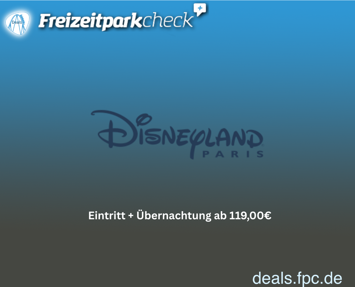 Disneyland Paris: Eintritt für Disneyland® Park & Walt Disney Studios® Park inkl. Hotelübernachtung